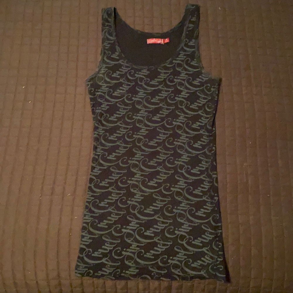 Black cruel girl tank top